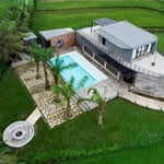 Location d’une villa design haut de gamme avec vue sur les rizières, Tegallalang, Bali, Indonésie